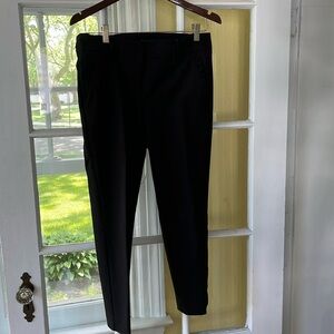 Talbots Black Pants with Ruffled Pockets
